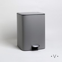 CESTO DE BASURA CUADRADO 18 L VASSA HOME