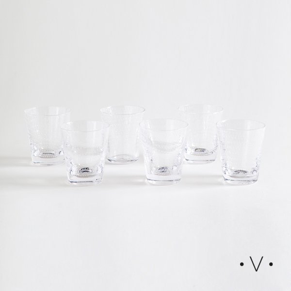 SET X 6 VASOS BAJOS MILOS 270 ML VASSA HOME
