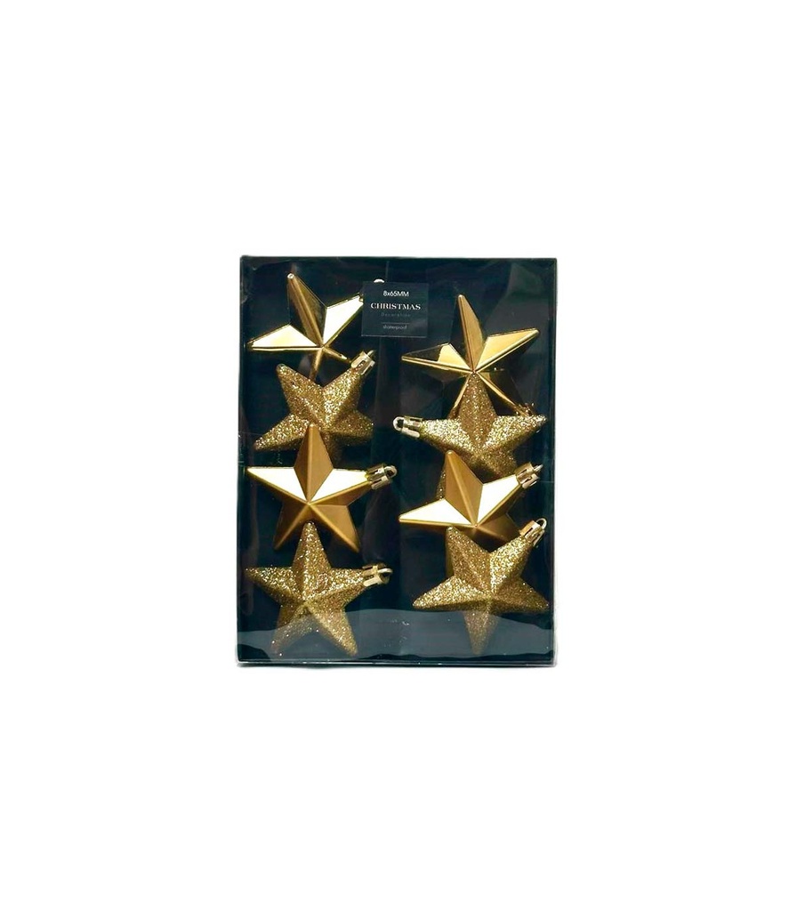 KIH ESTRELLAS DORADAS DE 6 CM X 8 ALPARAMIS
