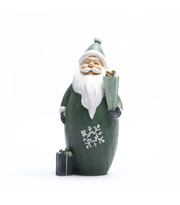 HOM ADORNO SANTA REGALOS 18 CM
