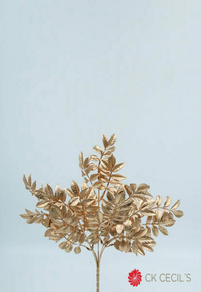 RAMO NAVIDAD LAUREL 30 CM. GOLD