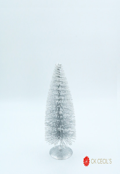 ARBOL 30 CM. SILVER SNOW