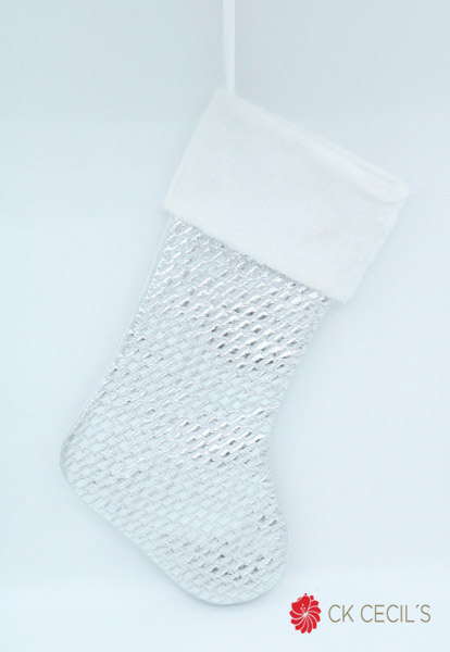 BOTA DECO 25 X 46 CM SILVER