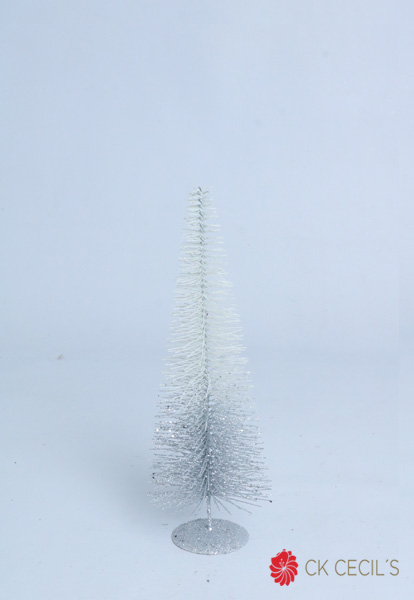 ARBOL NAVIDAD 40 CM. SILVER WHITE