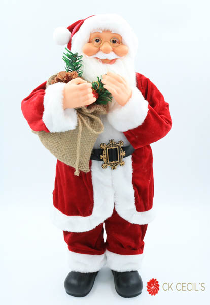 SANTA PARADO 60CM RED