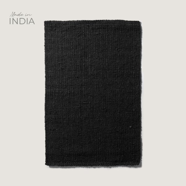 ALFOMBRA BADOHI NEGRA 120X180 CM