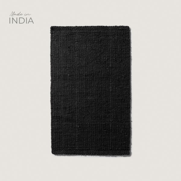 ALFOMBRA BADOHI NEGRA 90X150 CM