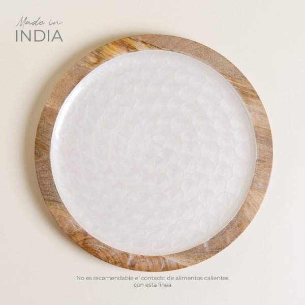 [4114412] BANDEJA REDONDA JALPARI 35 CM