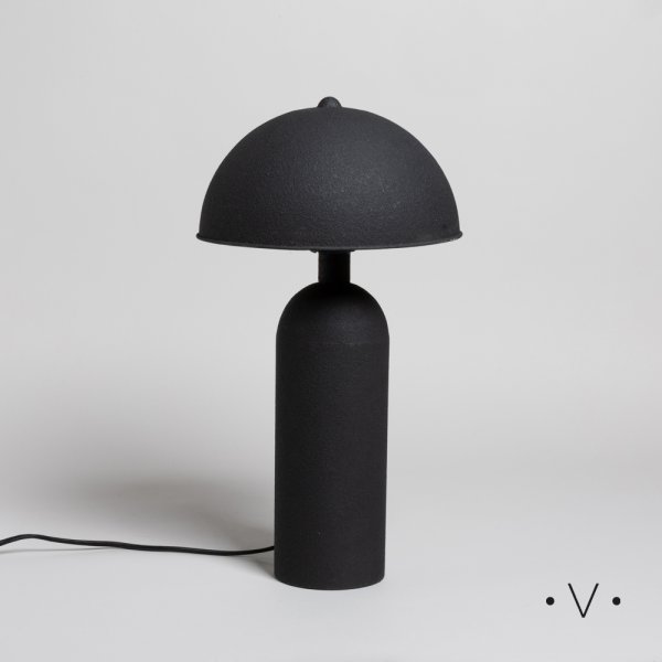 [4114674] LÁMPARA DE MESA MUTTON BLACK 46,5X26 CM VASSA HOME