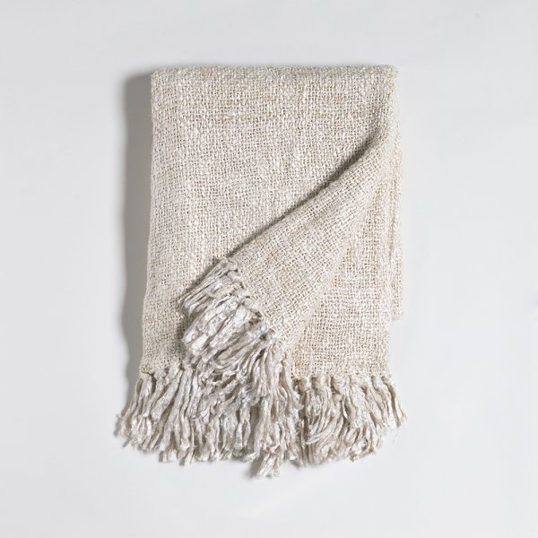 MANTA KODRA BEIGE 130X170 CM VASSA HOME