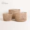 SET X 3 CANASTOS ALTOS VIET 23X31 CM/19X26 CM/16X20 CM