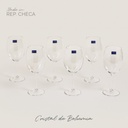 SET X 6 COPAS DE CRISTAL DE BOHEMIA GASTRO 590 ML