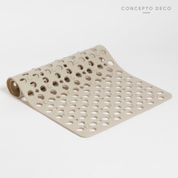 ANTIDESLIZANTE REDONDEL BEIGE 74X43CM