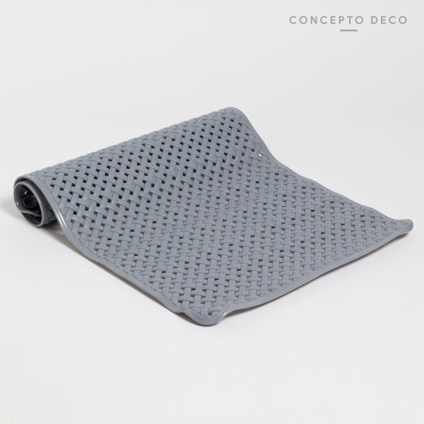 ANTIDESLIZANTE TEJIDO RECT GRIS 70X37CM