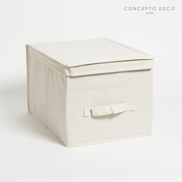 ORGANIZADOR PLACARD BOX M 30X40X25CM CRUDO