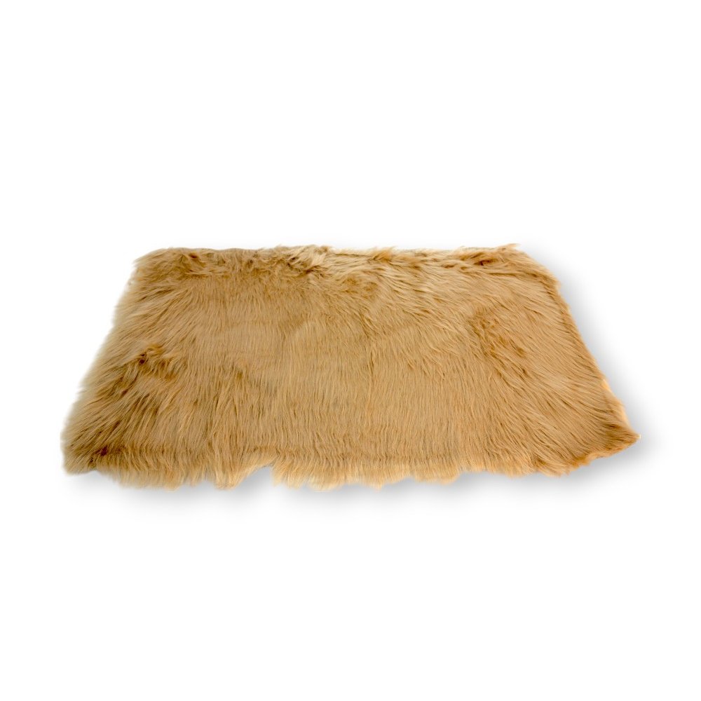 ALFOMBRA PELO LARGO 50 X 80 CM BEIGE