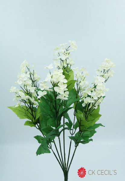 LILAC BUSH X 7 X 24 CM. CREAM