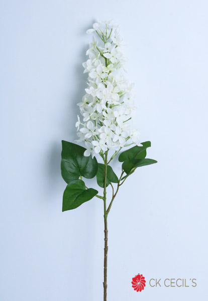 LILAC SPRAY X 73 CM. WHITE