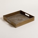 BANDEJA CUADRADA HURGADA 32 CM