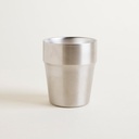 VASO TÉRMICO DOBLE PARED LISO CON BORDE 310 ML