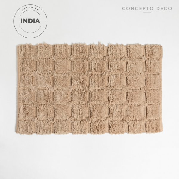 ALFOMBRA INDIA JAIPUR BEIGE CLARO 50X80CM