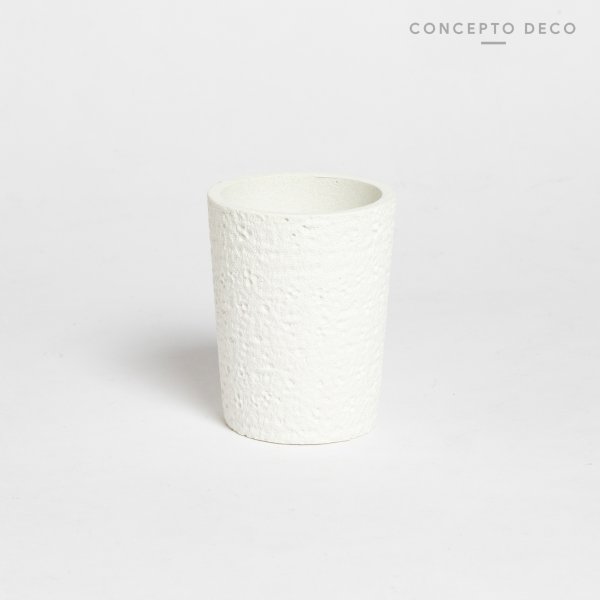 [1651171] PORTACEPILLO CEMENTO ROCA BLANCO 9,5X6,5CM