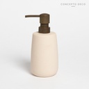 DISPENSER CERÁMICA CEMENTO 18X6CM