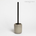 ESCOBILLA CERÁMICA CRAQUELADA GRIS 40X8,5CM