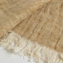 MANTA SOFÁ INDIA ODISHA LINO BEIGE 130X170CM