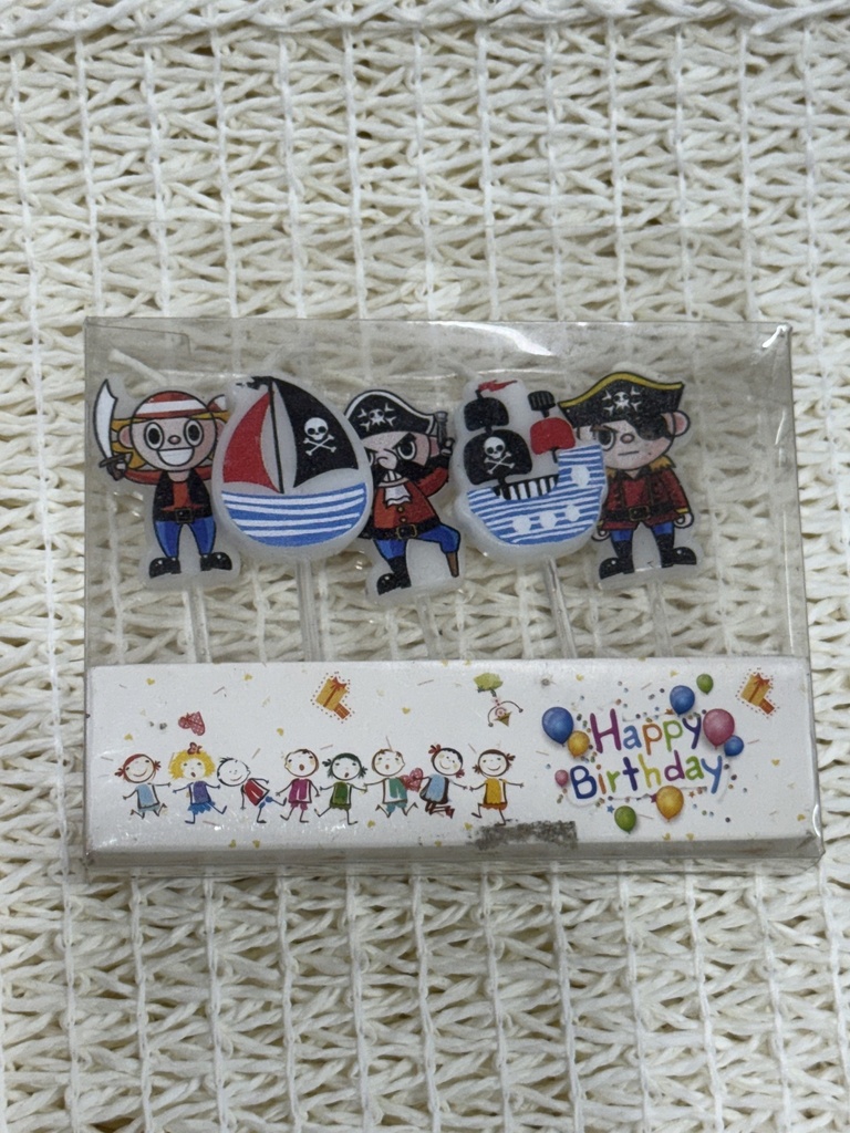 VELAS OFERTA PIRATA X 5