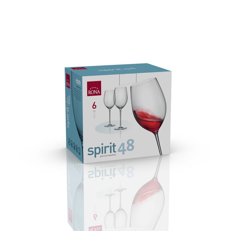 COPAS VINO 580 ML RONA SPIRIT X 6