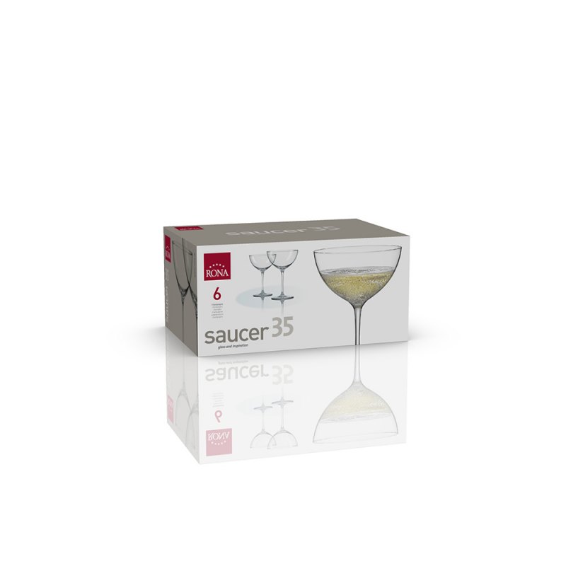 COPAS SAUCER 350 ML RONA UNIVERSAL X6