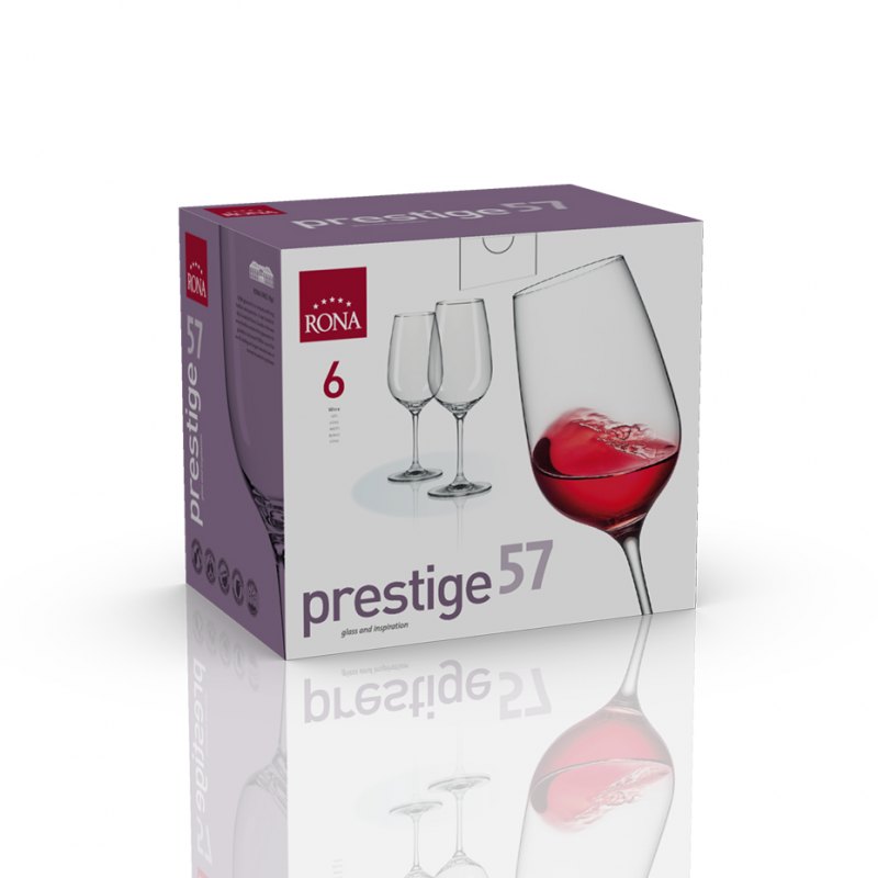 COPAS VINO 570 ML RONA PRESTIGE X 6