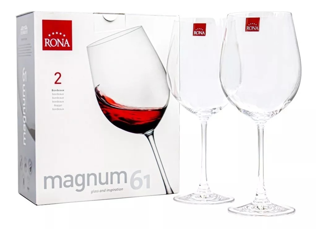 COPA DEGUSTACION 610 ML RONA MAGNUN X 2