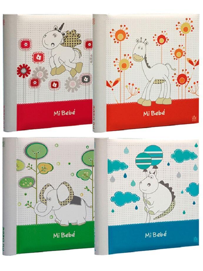 ALBUM 200F 13X19 INFANTIL COLORES AZUL - CELESTE - ROJO - ROSA SP57200/BB