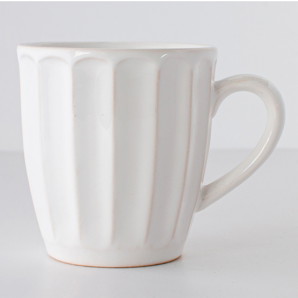 JARRO MUG VAINILLA 330 CC BLANCO CERAMICA