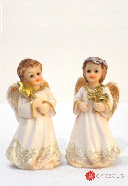 ANGEL PARADO SURTIDO X 2 X 8CM CREAM GOLD