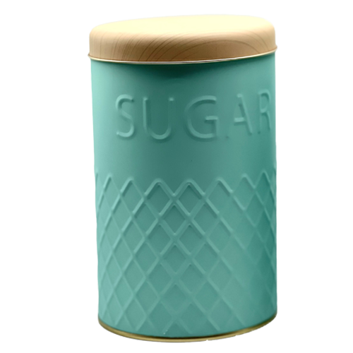 LATA CIRCULAR SUGAR CON RELIEVE TURQUEZA