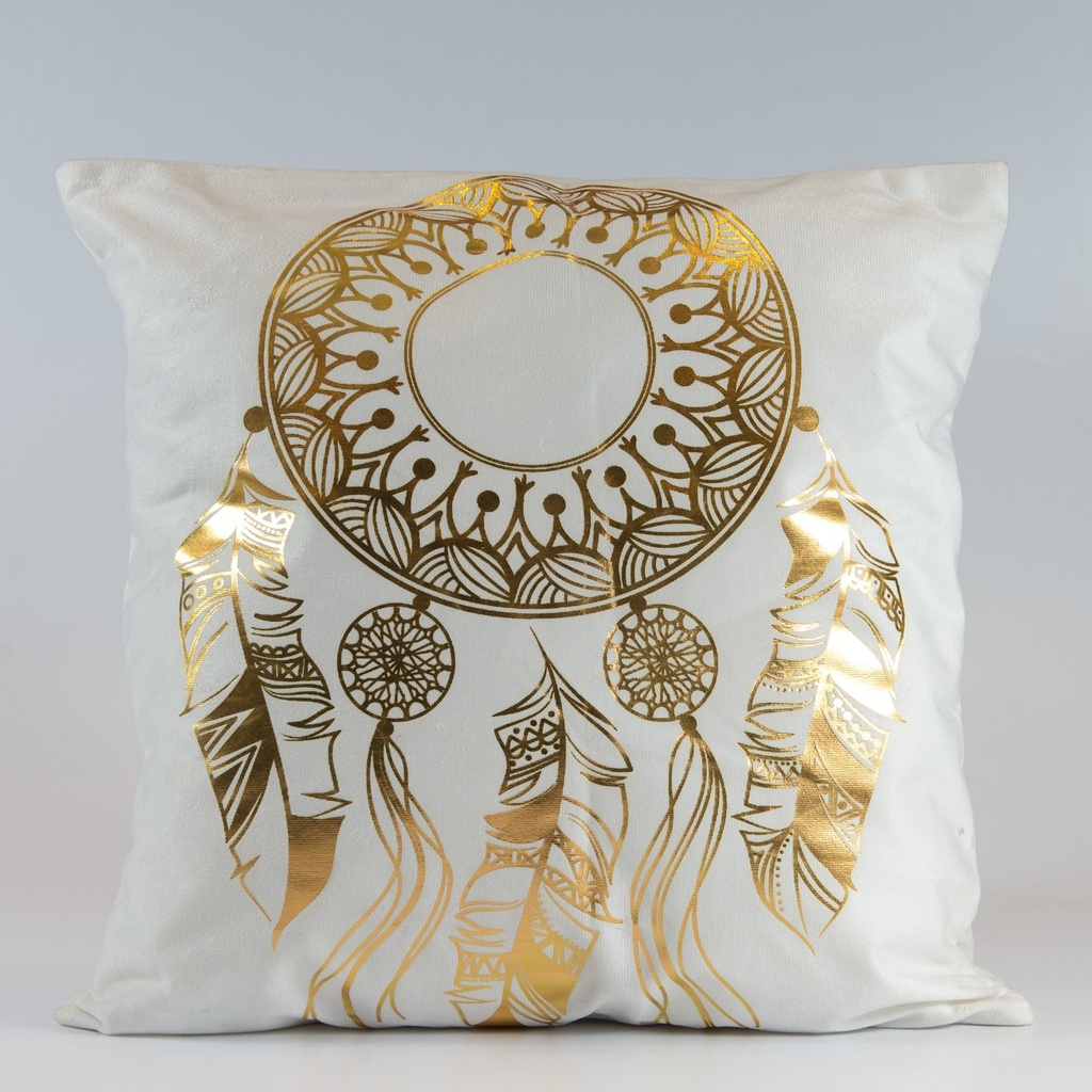 OFERTA FUNDA ATRAPA SUEÑO GOLD 43 X 43