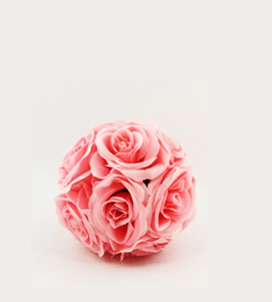 ROSE BALL 15 CM. LT. PINK