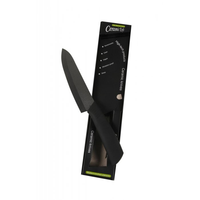 CUCHILLO CERAMICA NEGRA 16 CM