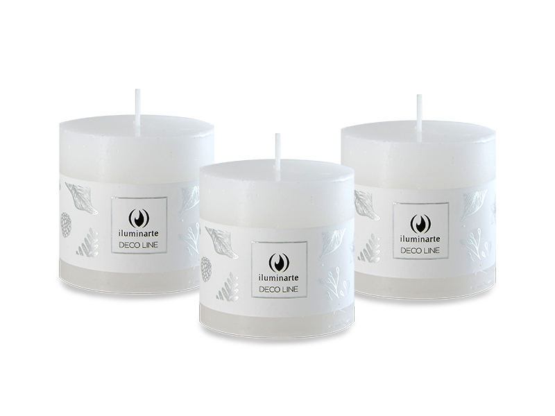 VELA DECO LINE CORTO 5 X 5.6 CM ILUMINARTE