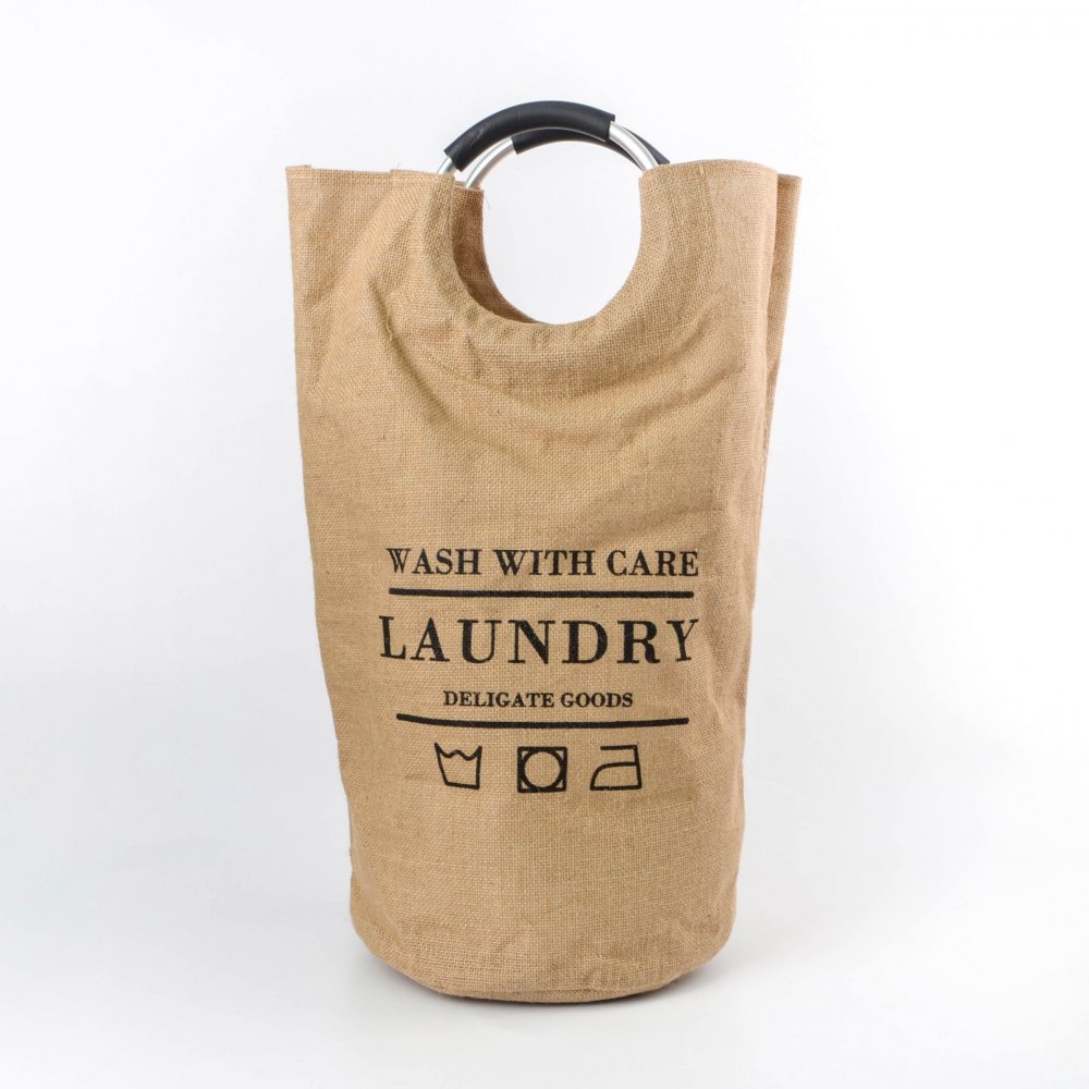 BOLSA ROPA "WASH WITH CARE" 31X59CM