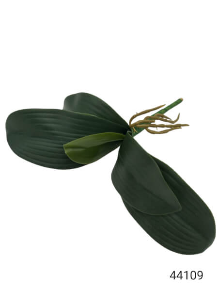 HOJA DE ORQUIDEAS X 5 SILIC 26CM