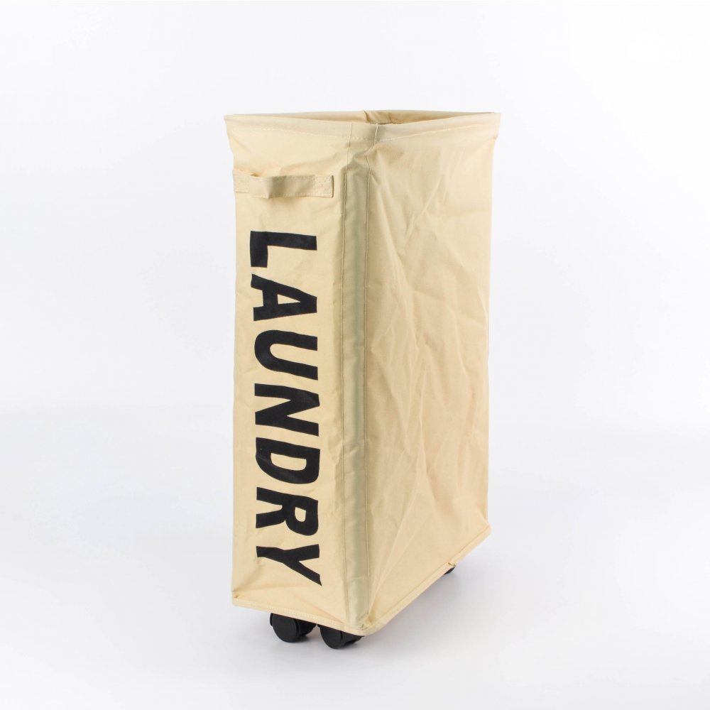 BOLSA ROPA LAUNDRY BEIGE 39 X 19 X 60 CM