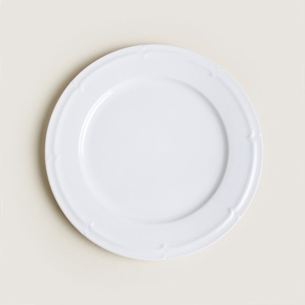 PLATO DE PORCELANA BLANCA REDONDO DANA 26,8CM