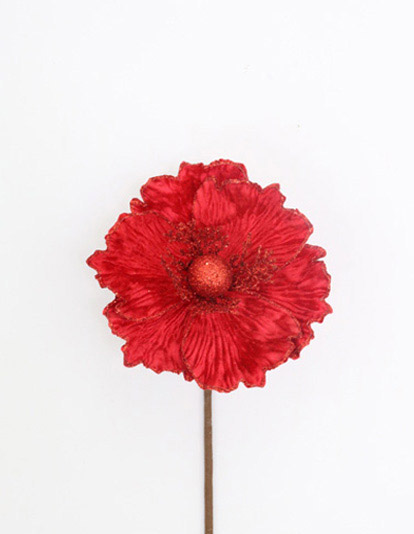 POPPY PICK 15CM RED GOLD