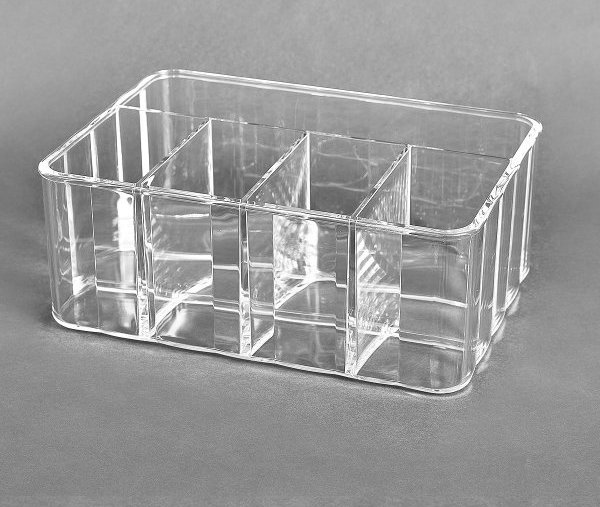 ACRILICO ORGANIZDOR QUINTUPLE 26 X 10 CM