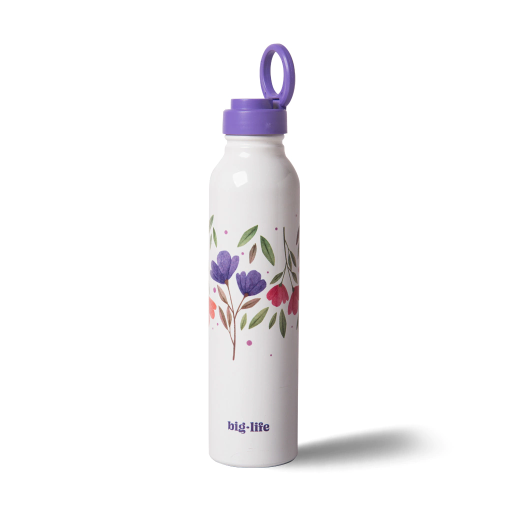 BOTELLA DE ALUMINIO BIG LIFE FEMENINO COLOR BLANCO 24 OZ