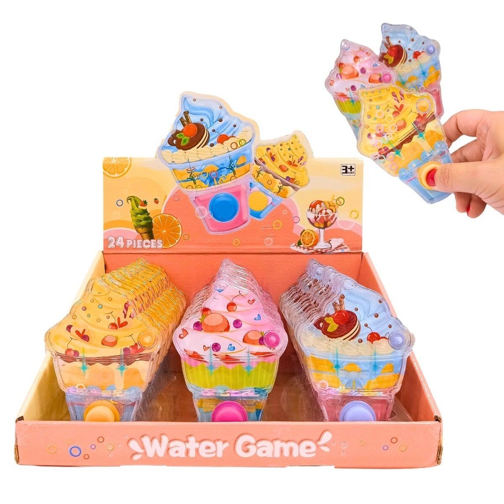 JUEGO DE AGUA FORMA HELADO 1 BOTON 